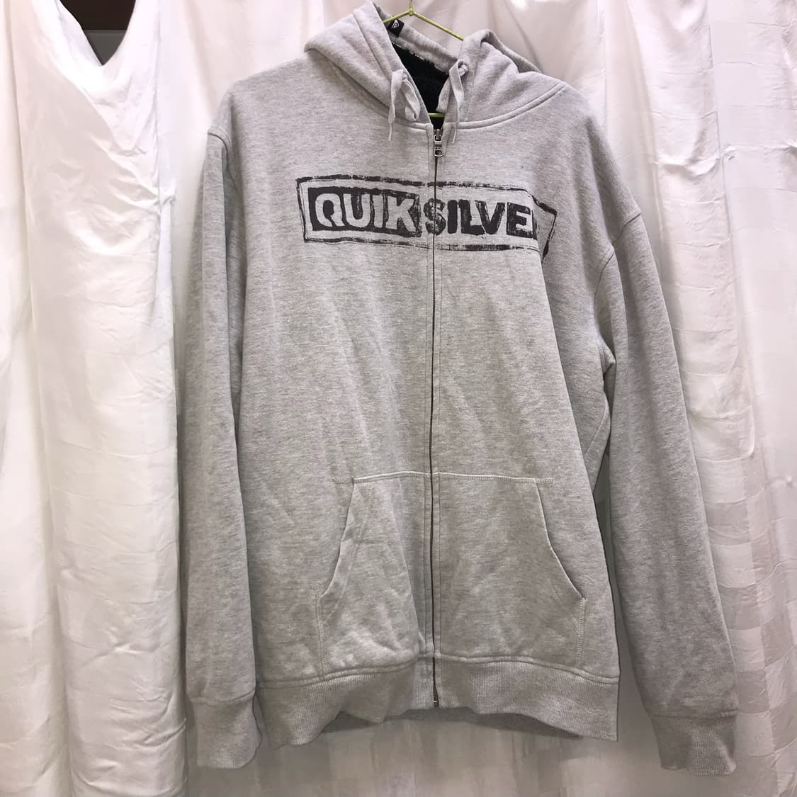 Quiksilver 퀵실버 오버핏 양털 후드집업 상품이미지2