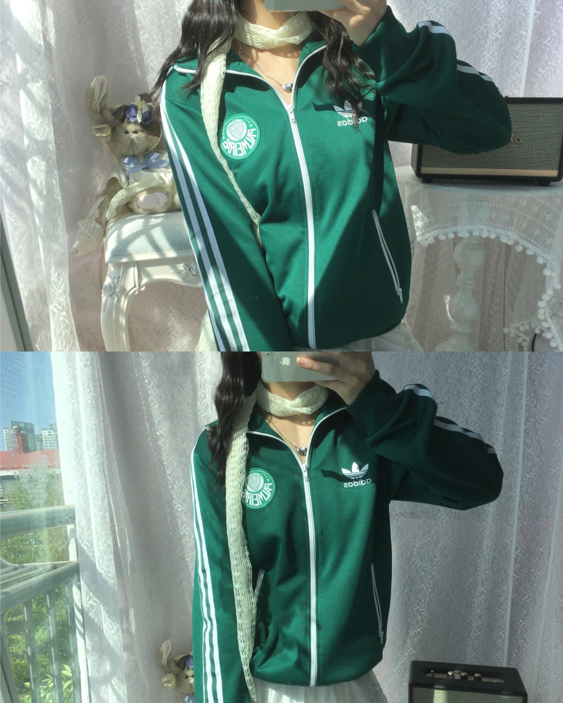 Adidas deep green pameiras jersey 상품이미지2