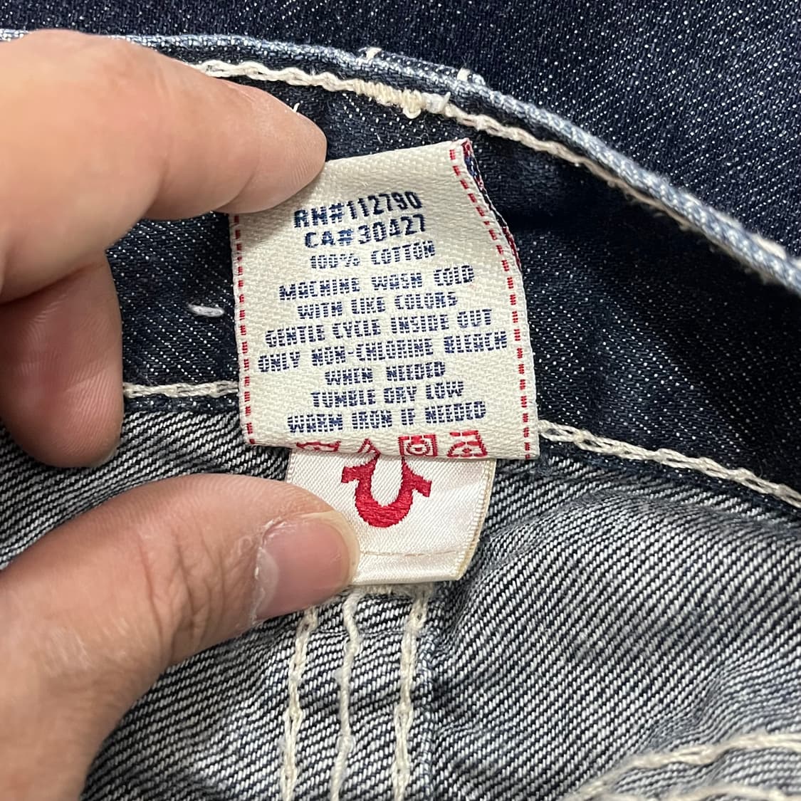 트루 릴리젼 빅 사이즈 스트레이트 진   상품이미지6