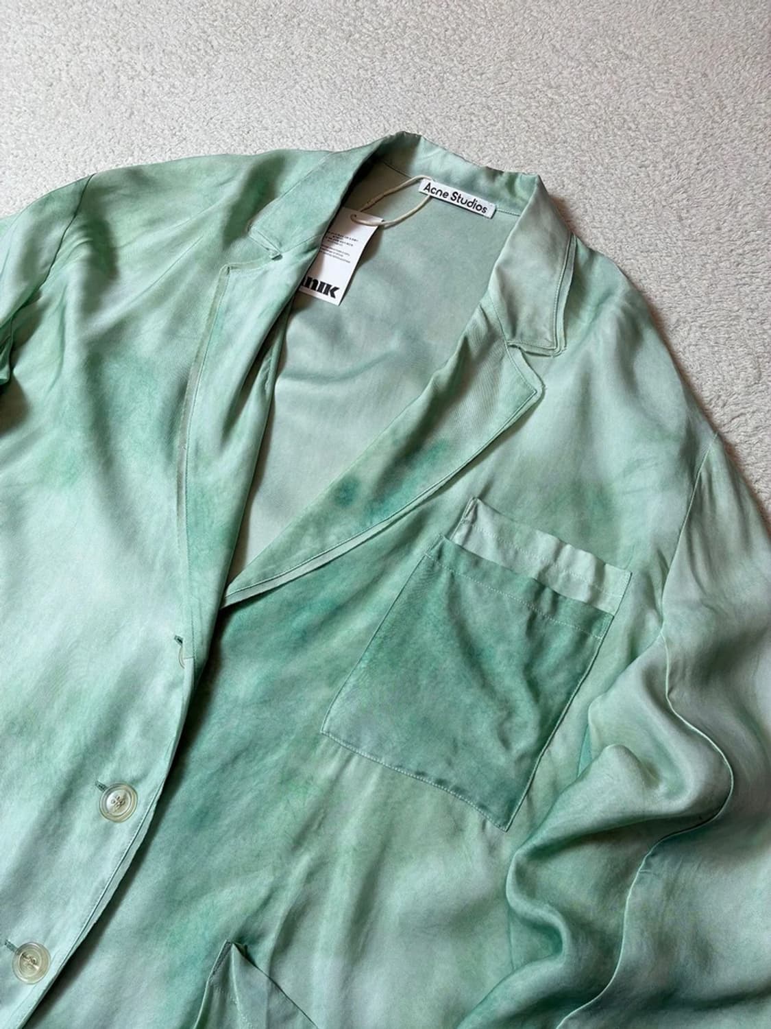 아크네스튜디오 나염 실키 루즈핏 블레이저 자켓 PN7555 상품이미지3