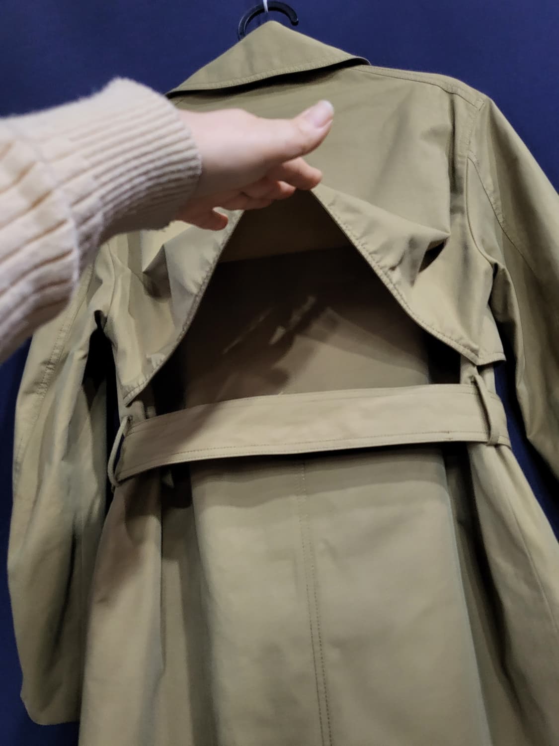 나이스클랍 트렌치 벨티드 자켓 상품이미지8