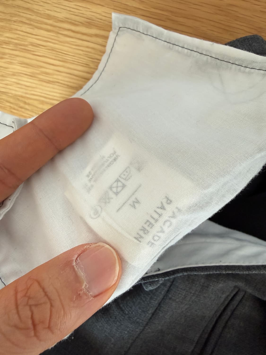 파사드패턴(FACADE PATTERN) 턱 와일드 슬렉스(울블렌드 마크) 상품이미지7