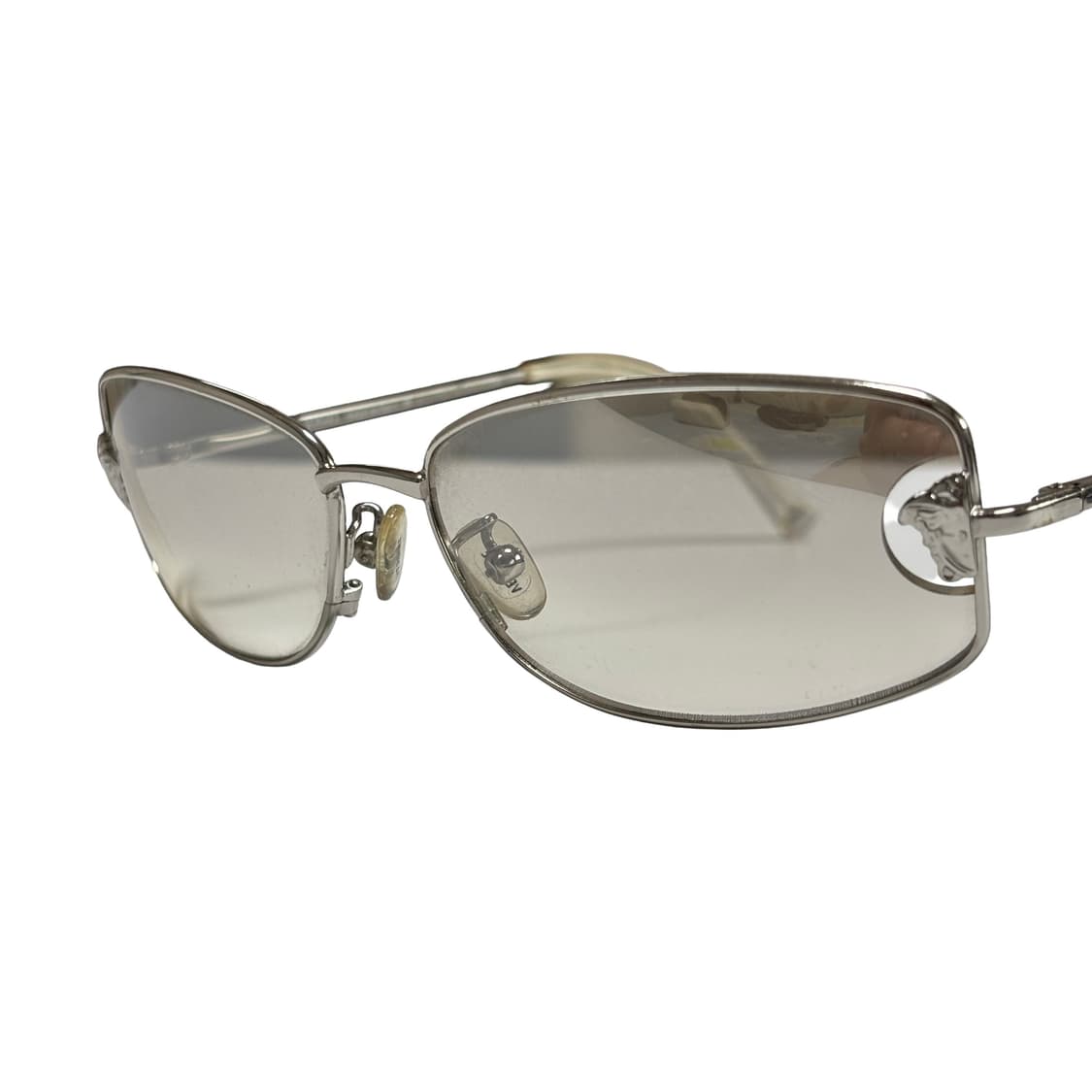 베르사체 메두사 로고 실버 메탈 실드 선글라스 상품이미지3