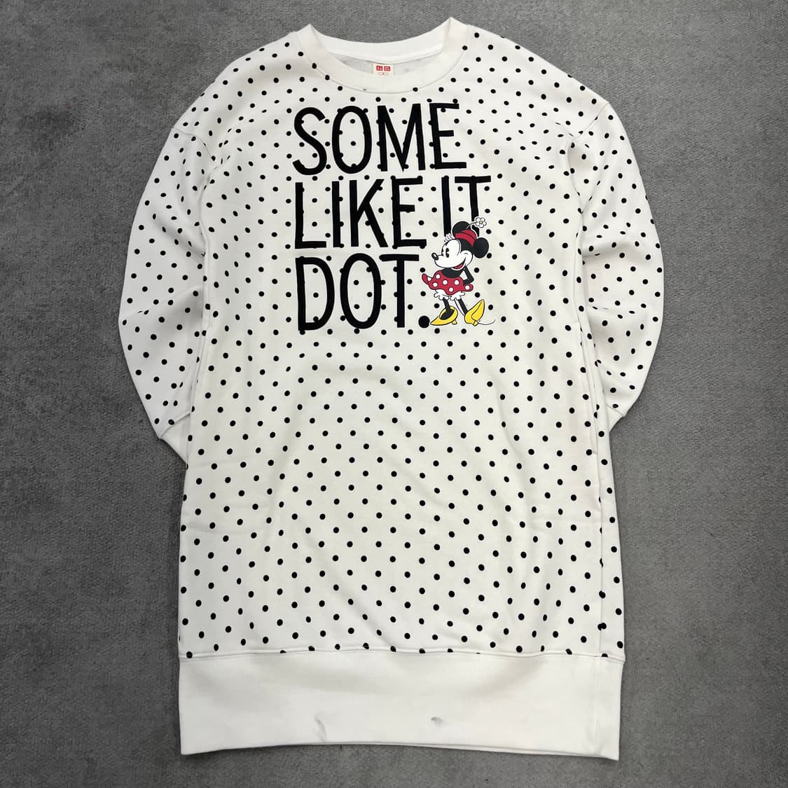 S 유니클로 도트 롱 맨투맨 상품이미지1