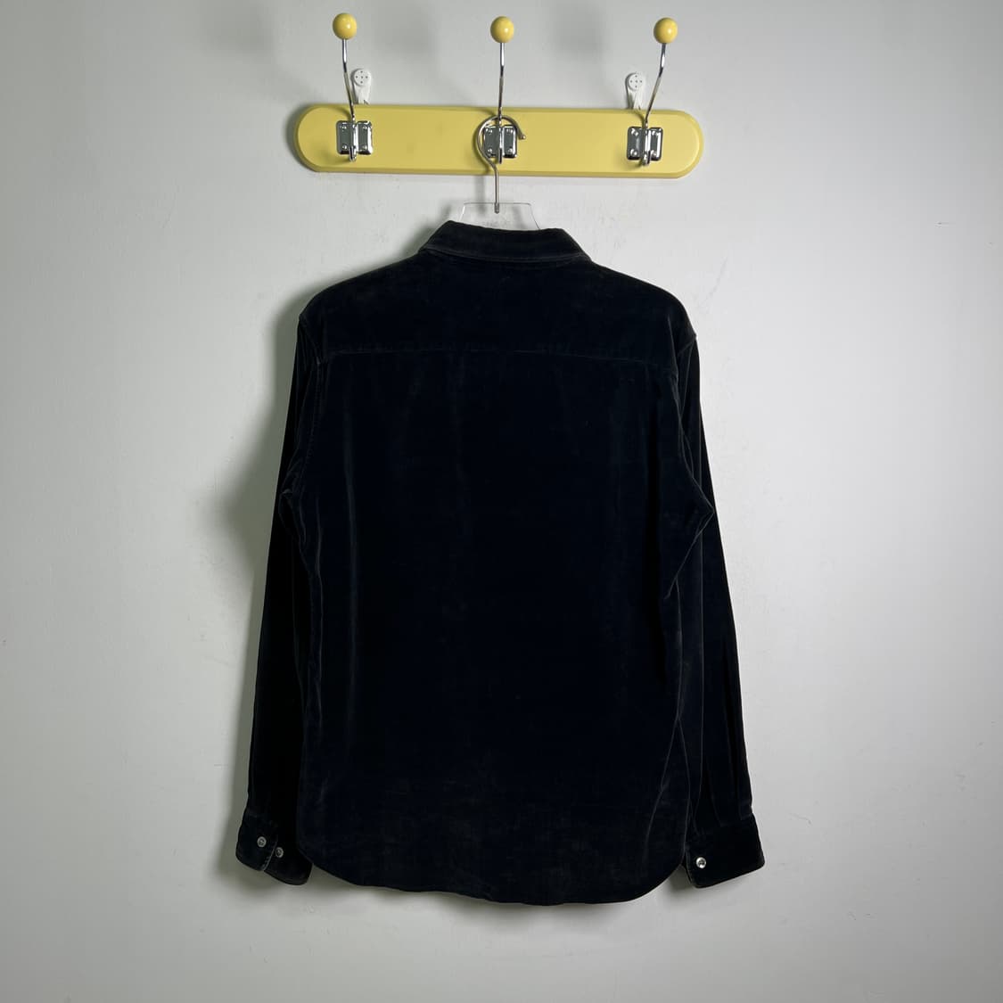 COMME CA DU MODE 꼼사데모드 블랙 벨벳 셔츠  상품이미지2