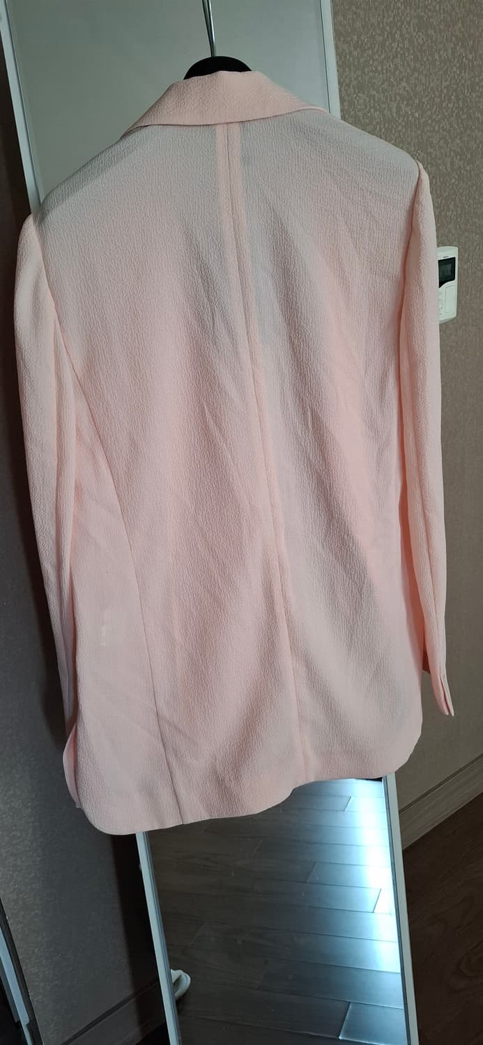 새상품) 타미힐피거 씨어써커 핑크 자켓 사이즈 2 상품이미지3