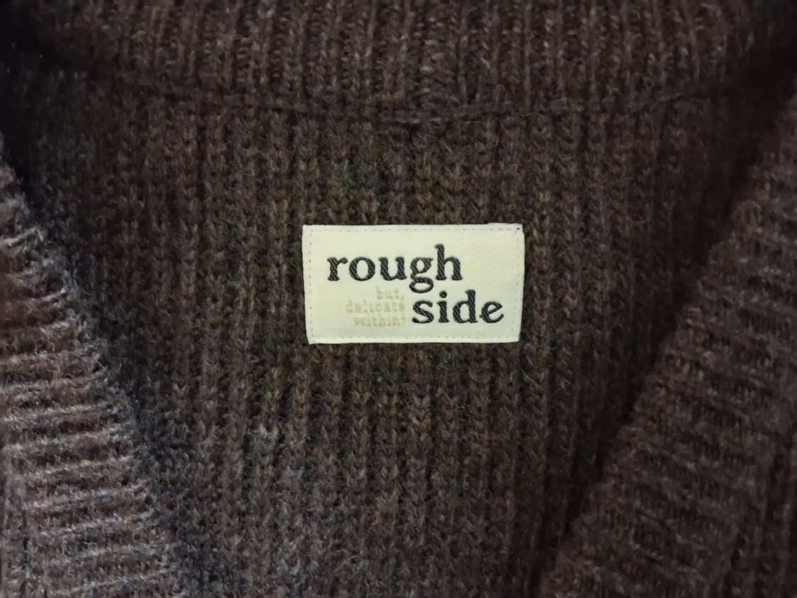 [1] 러프사이드 25fw 브이넥 가디건 (바크) 상품이미지4