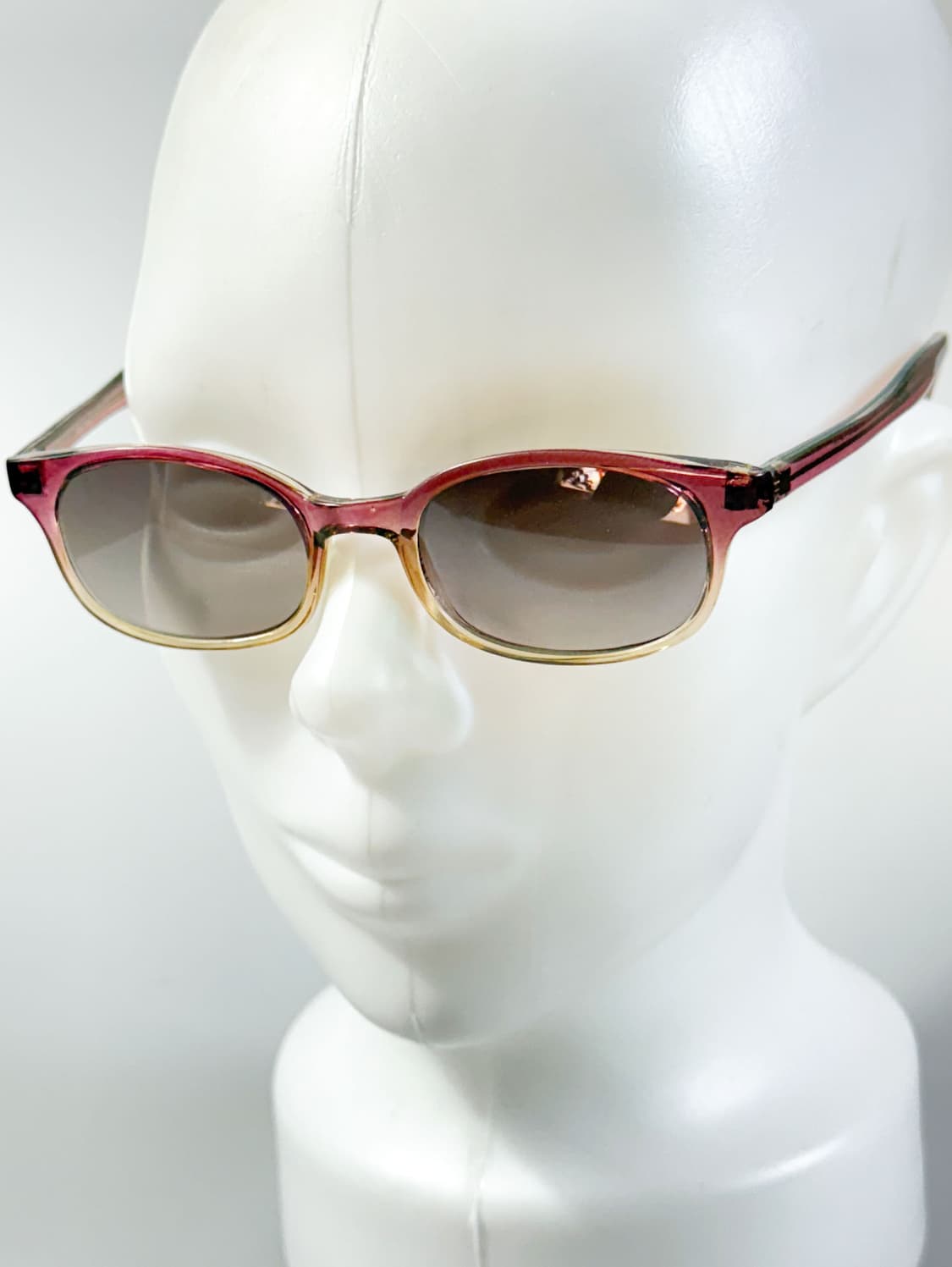 90s PARIM 오벌 뿔테 로즈 그라데이션 빈티지 선글라스 상품이미지8