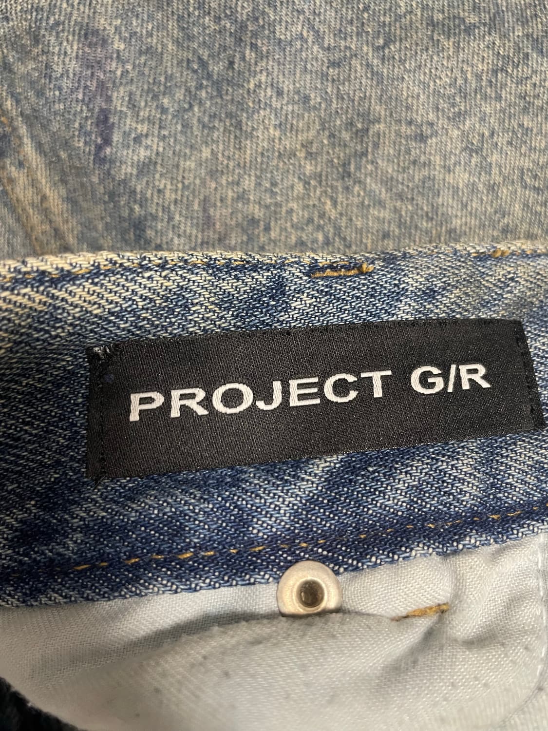 프로젝트gr 코티드 백워드 데님 팬츠 블루 (2)/ 현 프로토콜 인덱스 상품이미지3