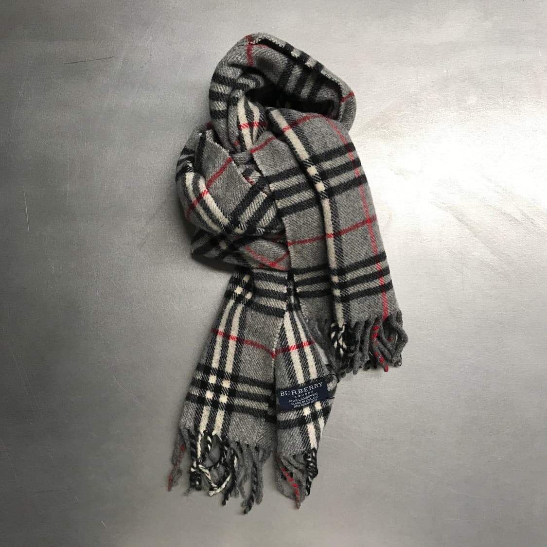 버버리 정품 램스울 머플러 그레이 상품이미지1