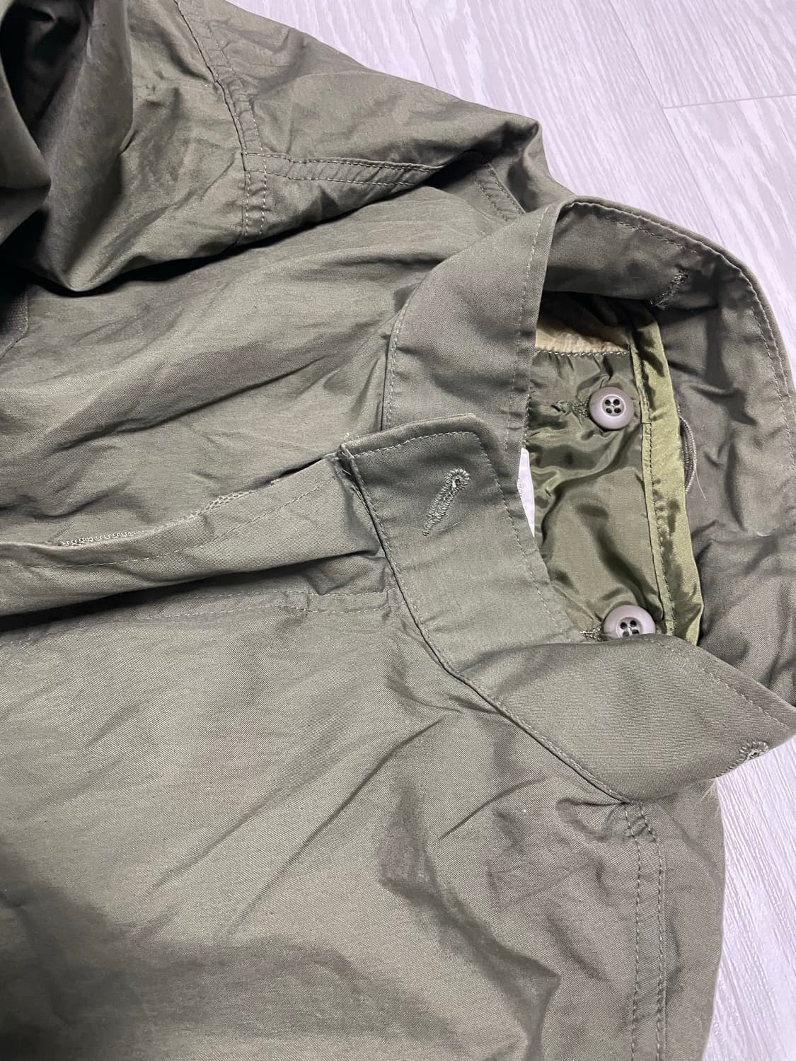 미사용 m65 피쉬테일 og  라지 라이너 포함 새상품 데드스탁 상품이미지5