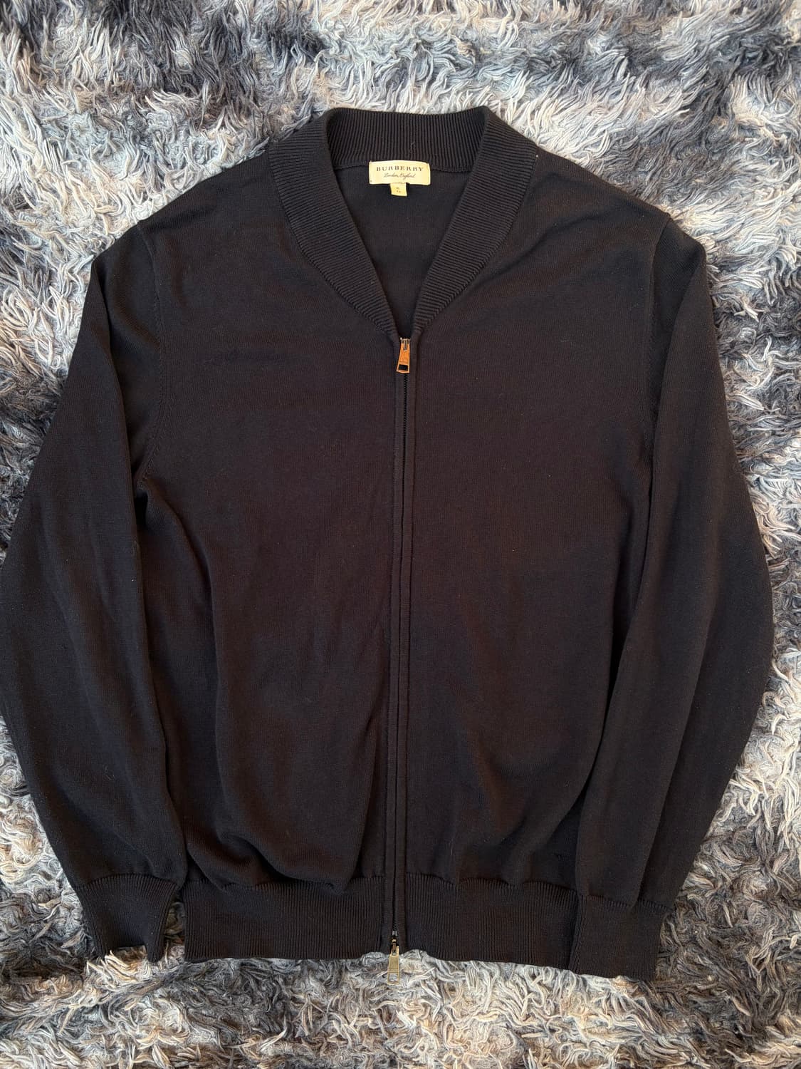 버버리 네이비 집업 가디건 상품이미지1