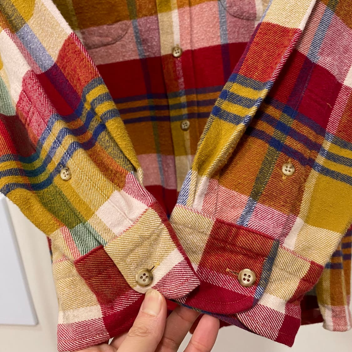 제이프레스 플란넬 체크 셔츠 상품이미지5