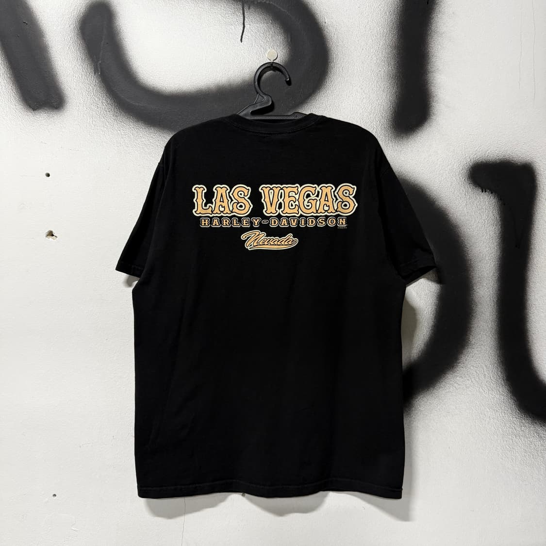 할리데이비슨 USA 라스베가스 빅 프린팅 반팔 티셔츠 상품이미지2
