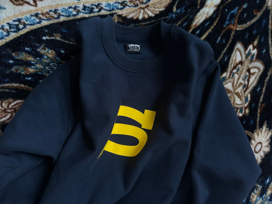 스투시 s로고 맨투맨 m 상품이미지3