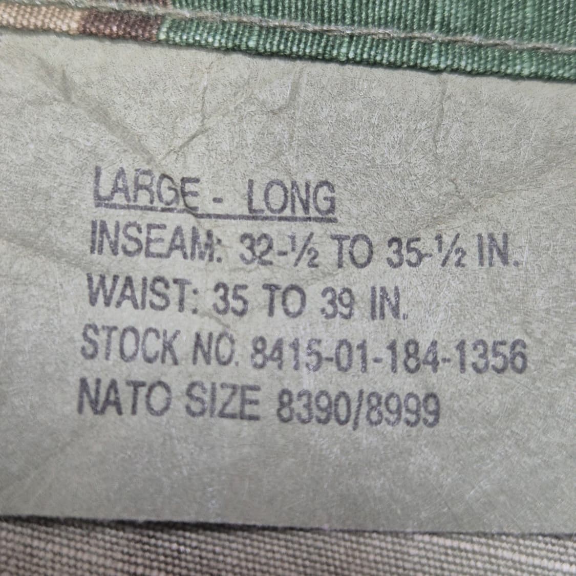 [L]미군 우드랜드 BDU - 682 상품이미지4