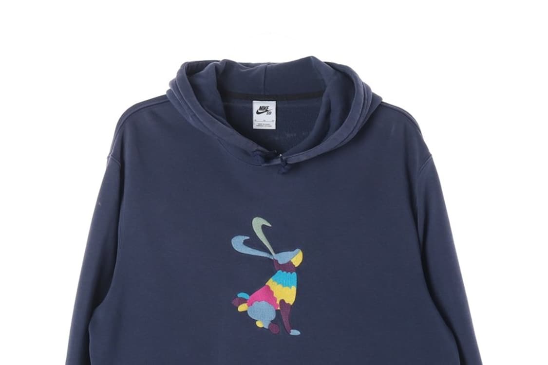 NIKE SB 네이비 컬러 그래픽 후디 XL 상품이미지3