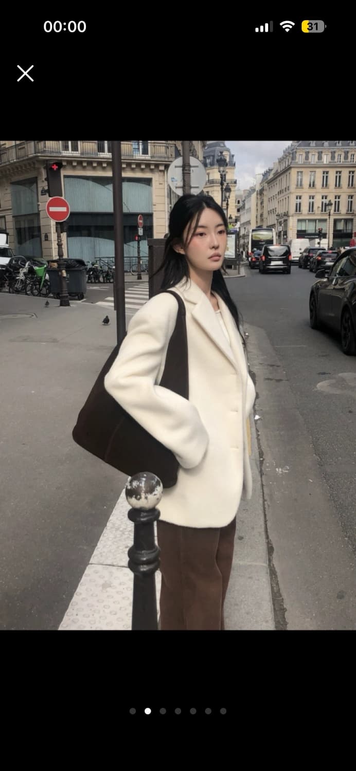 르버터 25fw 윈터 울 자켓 아이보리 상품이미지1