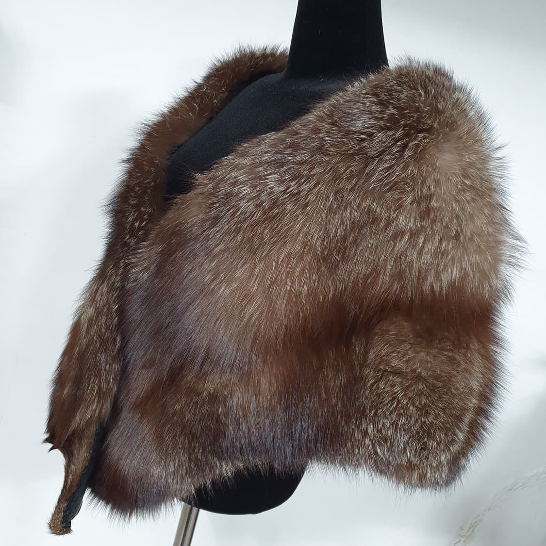 빈티지 입생로랑 폭스퍼 숄 케이프 y2k 올드머니 오네갸루 상품이미지2