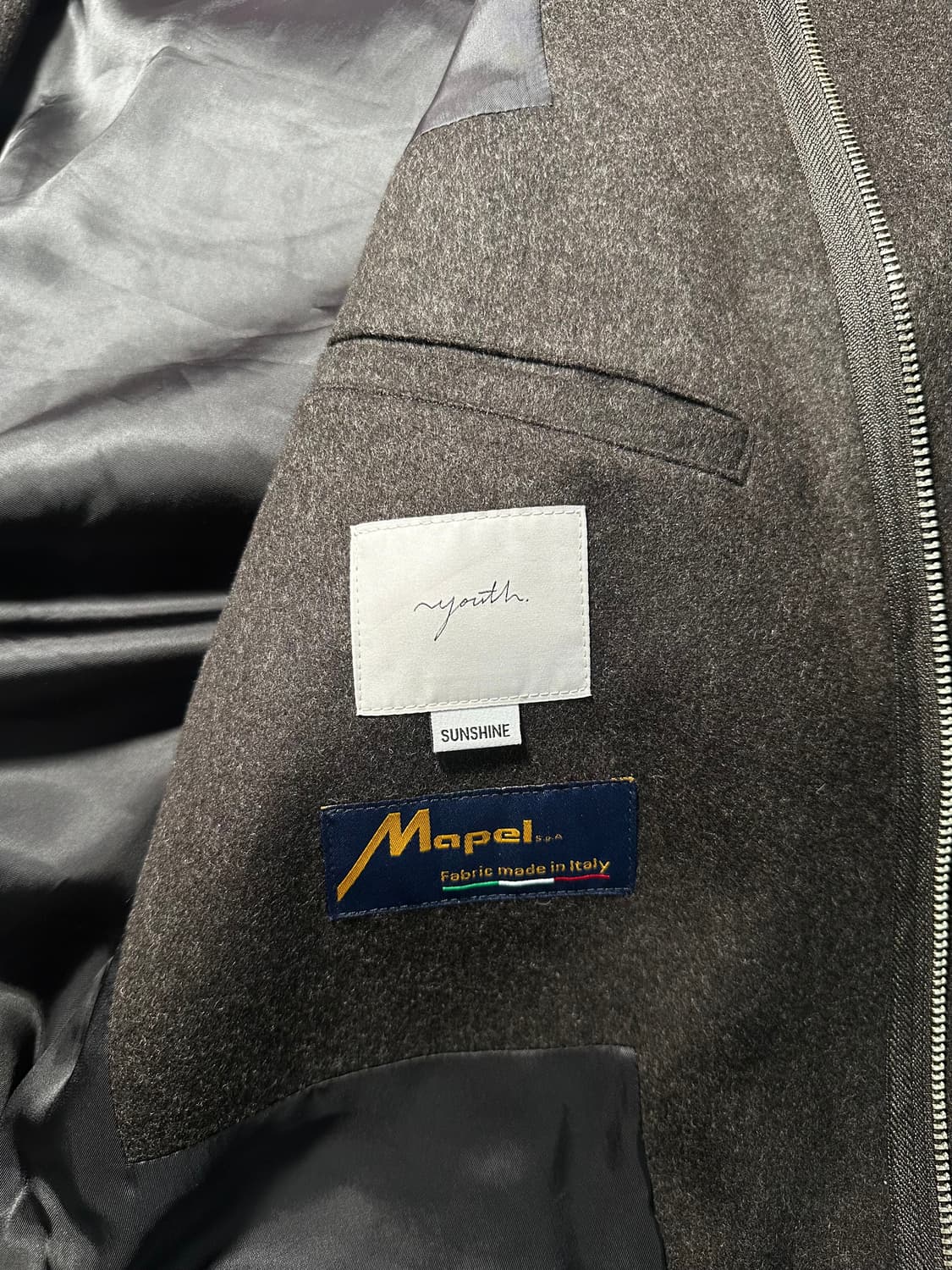 유스 MK3 울 자켓 브라운 S 상품이미지3