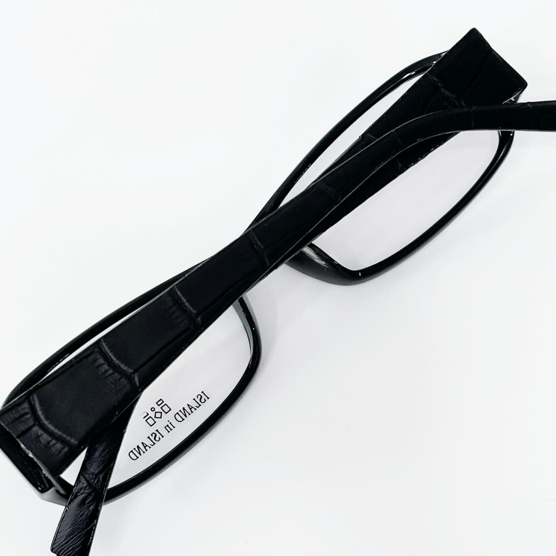 ISLAND in ISLAND 레드 가죽 뿔테 안경 상품이미지7