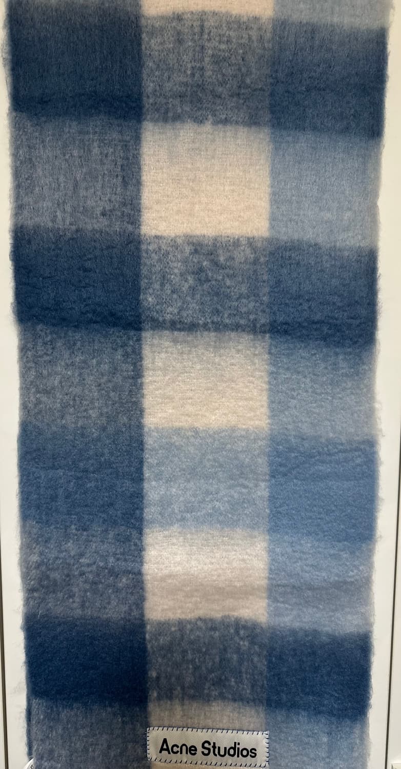 아크네 스튜디오 체크 모헤어울머플러 남여공용 상품이미지6