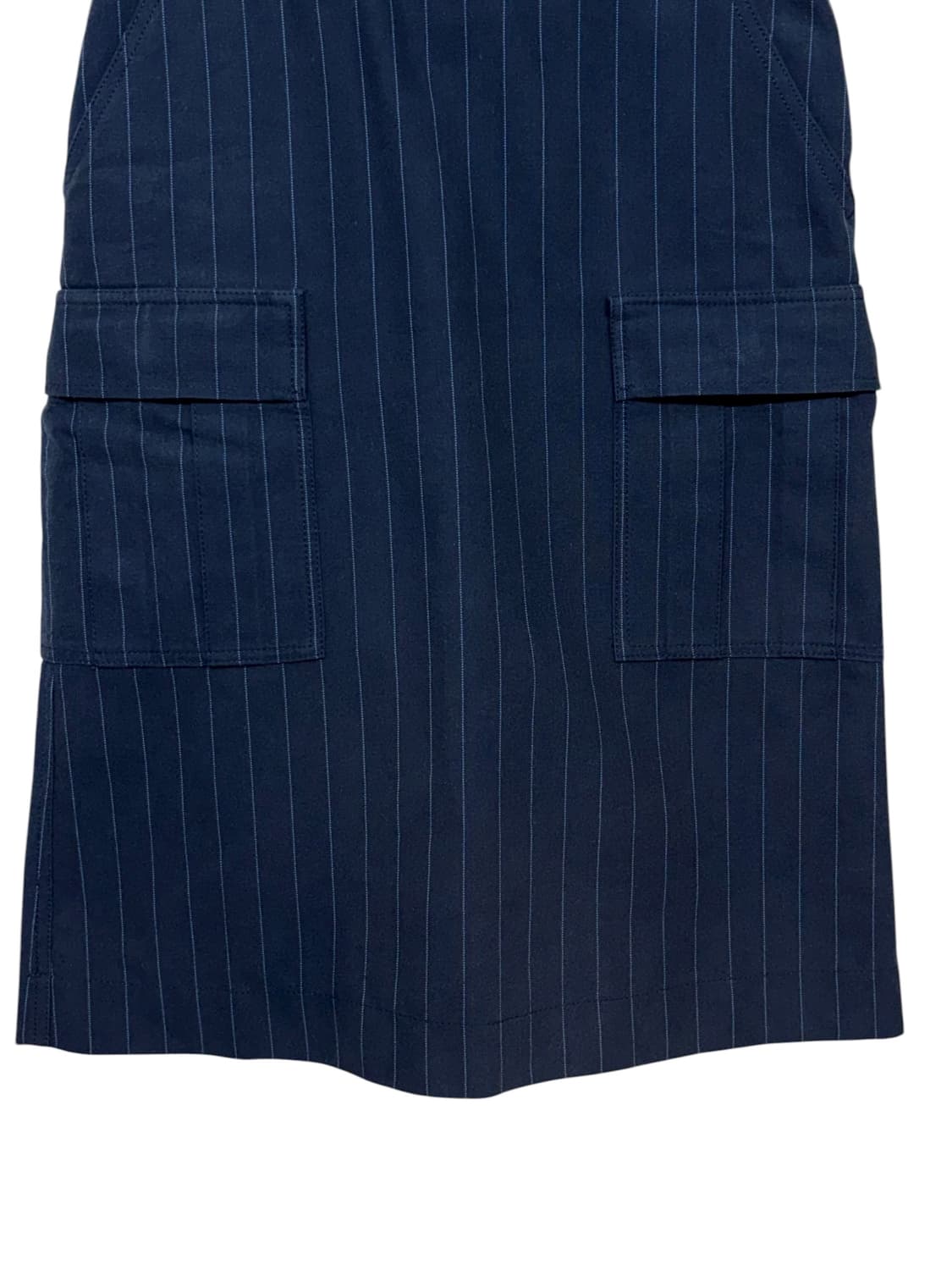 SACAI LUCK stripe utility skirt blue  상품이미지4