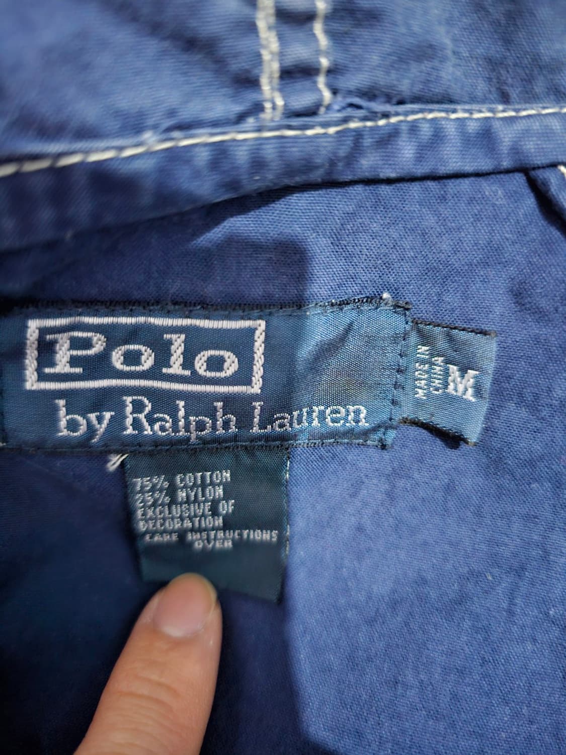 폴로 POLO 비니지 빅포니 코튼 후드 자켓 95 / M 상품이미지4