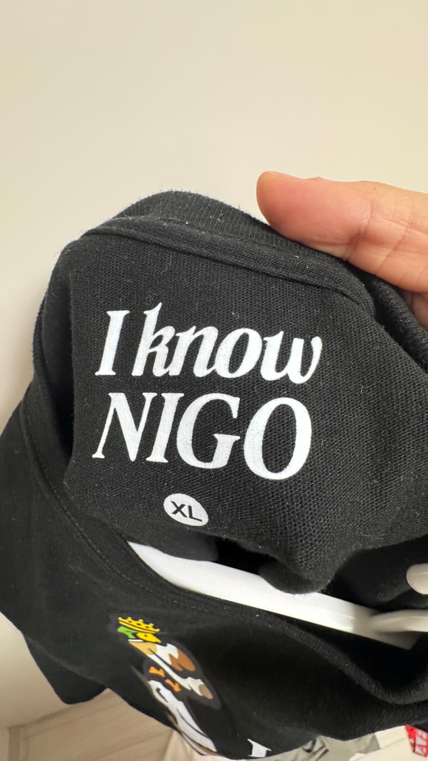 [XL] I Know Nigo 니고 머천다이즈 티 상품이미지4