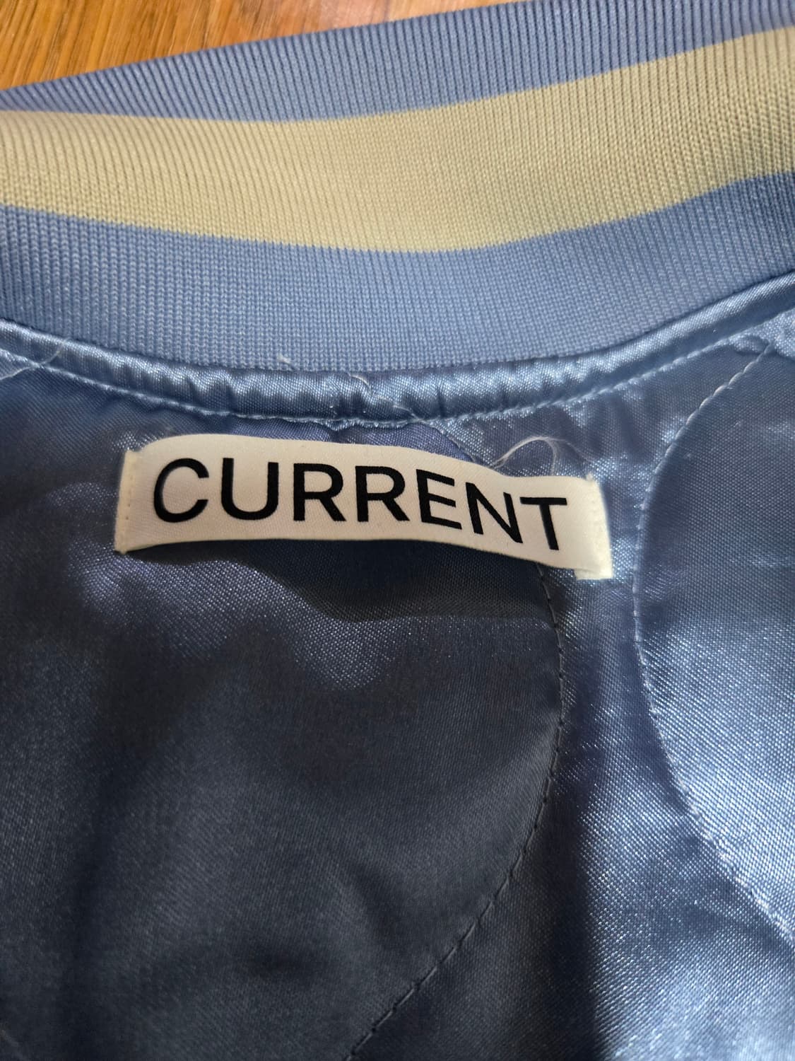 커렌트 글로시 스카이블루 바시트 자켓 상품이미지8