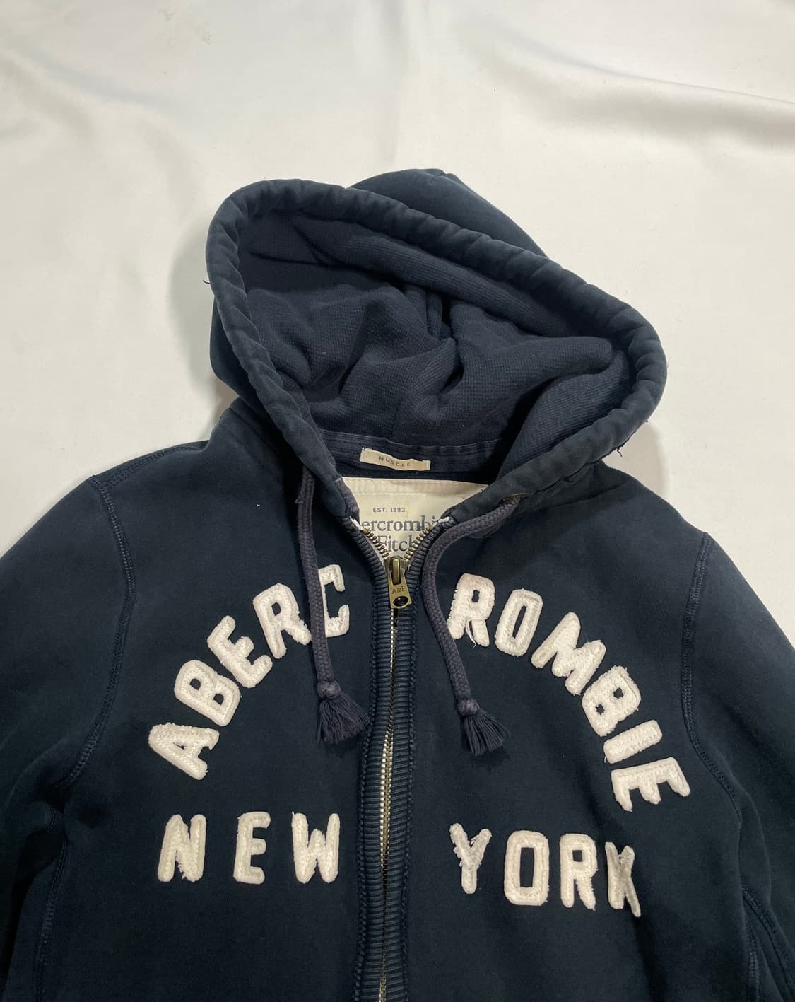 아베크롬비 네이비 써멀 후드집업 상품이미지3