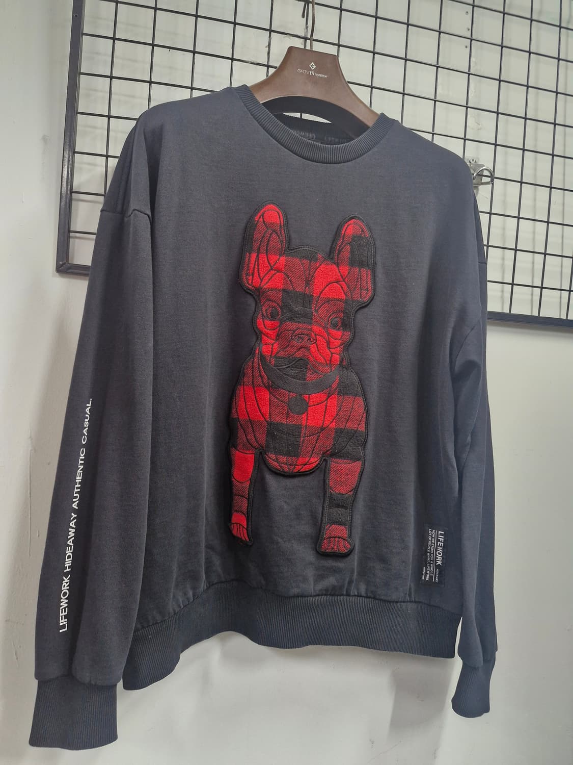 100L 라이프워크 체크 라독 맨투맨  상품이미지2