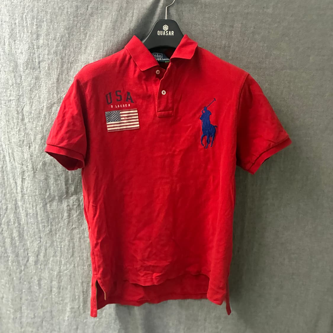 폴로 빅포니 레드 성조기 반팔 상품이미지3