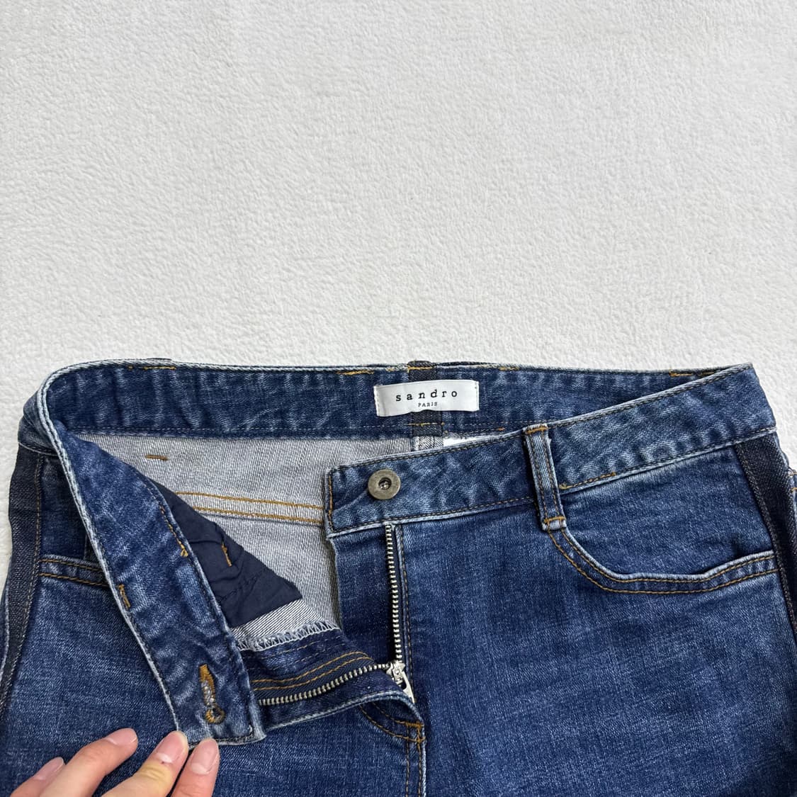 39 산드로 워싱 부츠컷 데님팬츠 0327T 상품이미지3