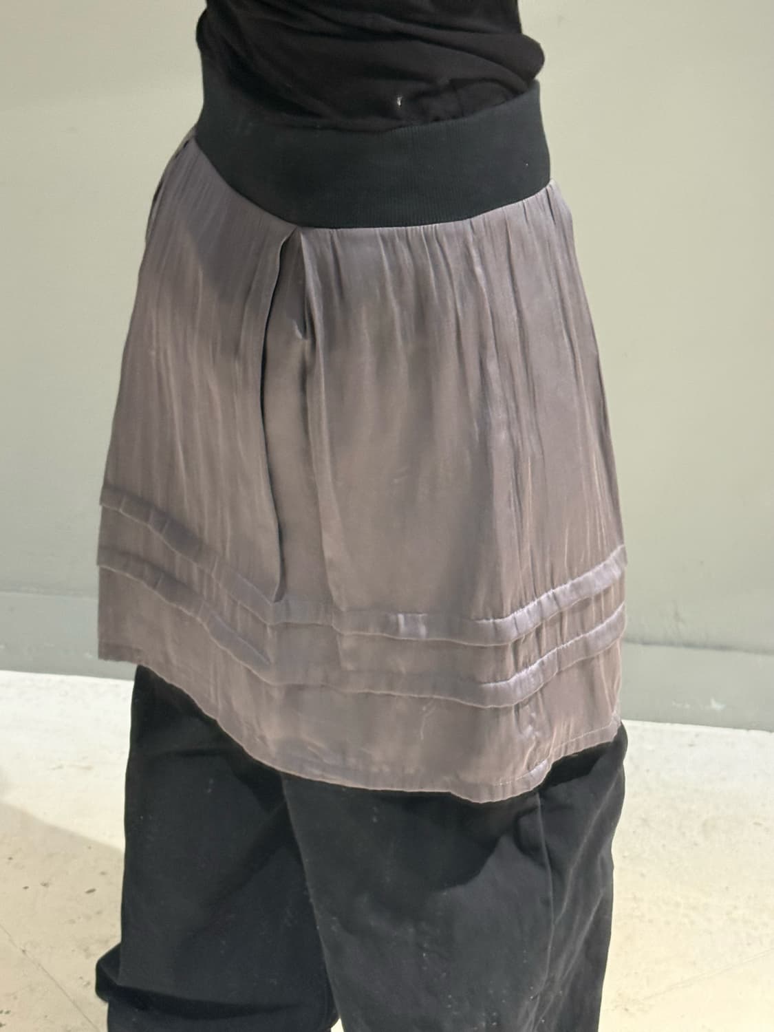 banding detail line point skirt 상품이미지4