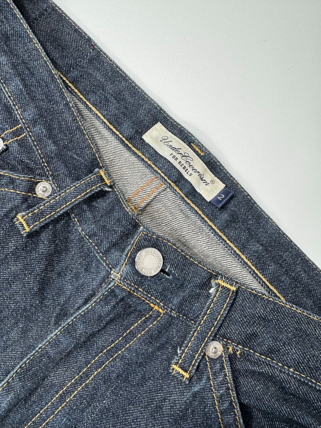 언더커버 프린지 데님 팬츠 상품이미지3