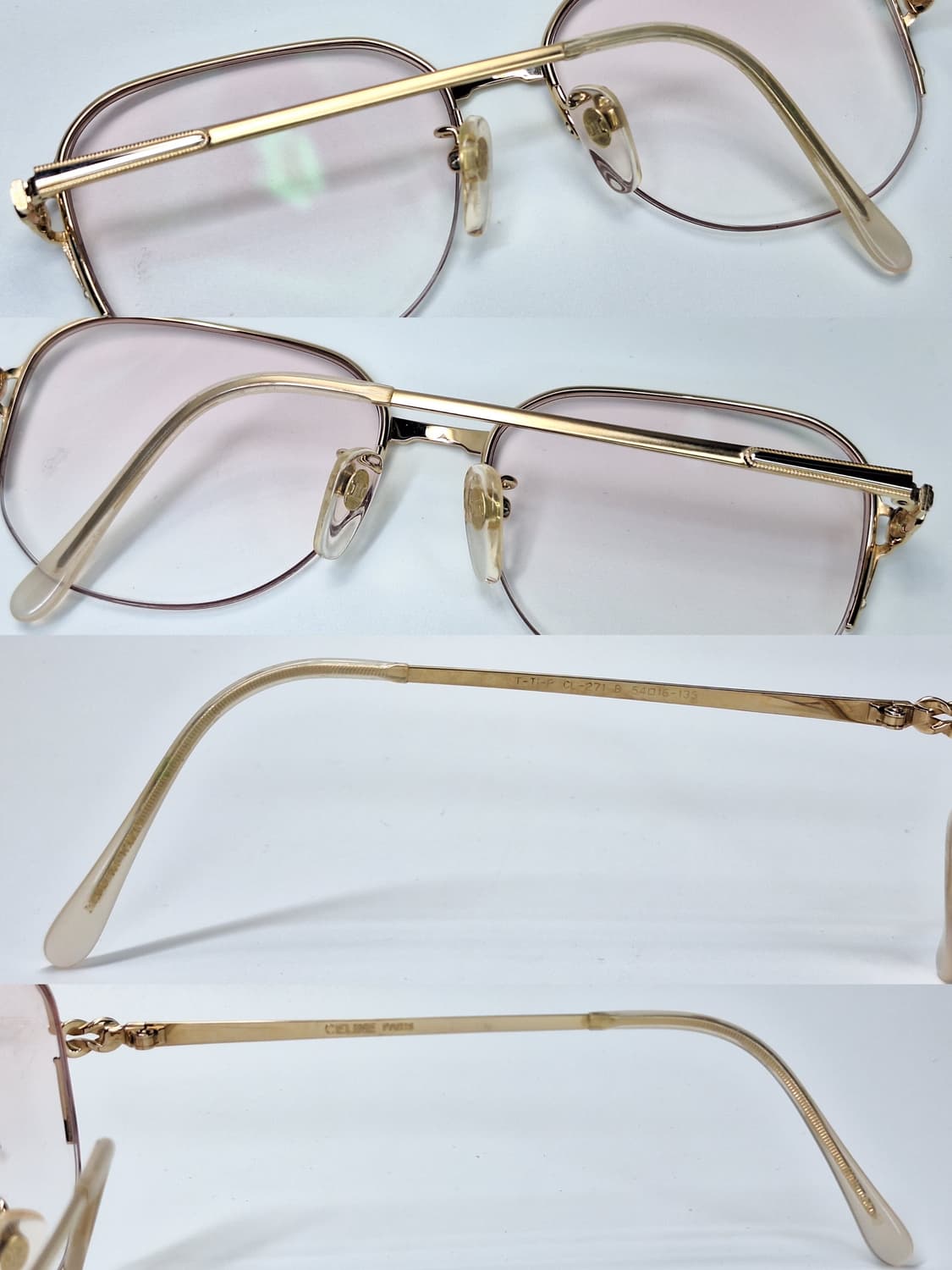 올드 셀린느 CL-271 순 티타늄 반무테 안경테 명품 일본수입 하이엔드 상품이미지5