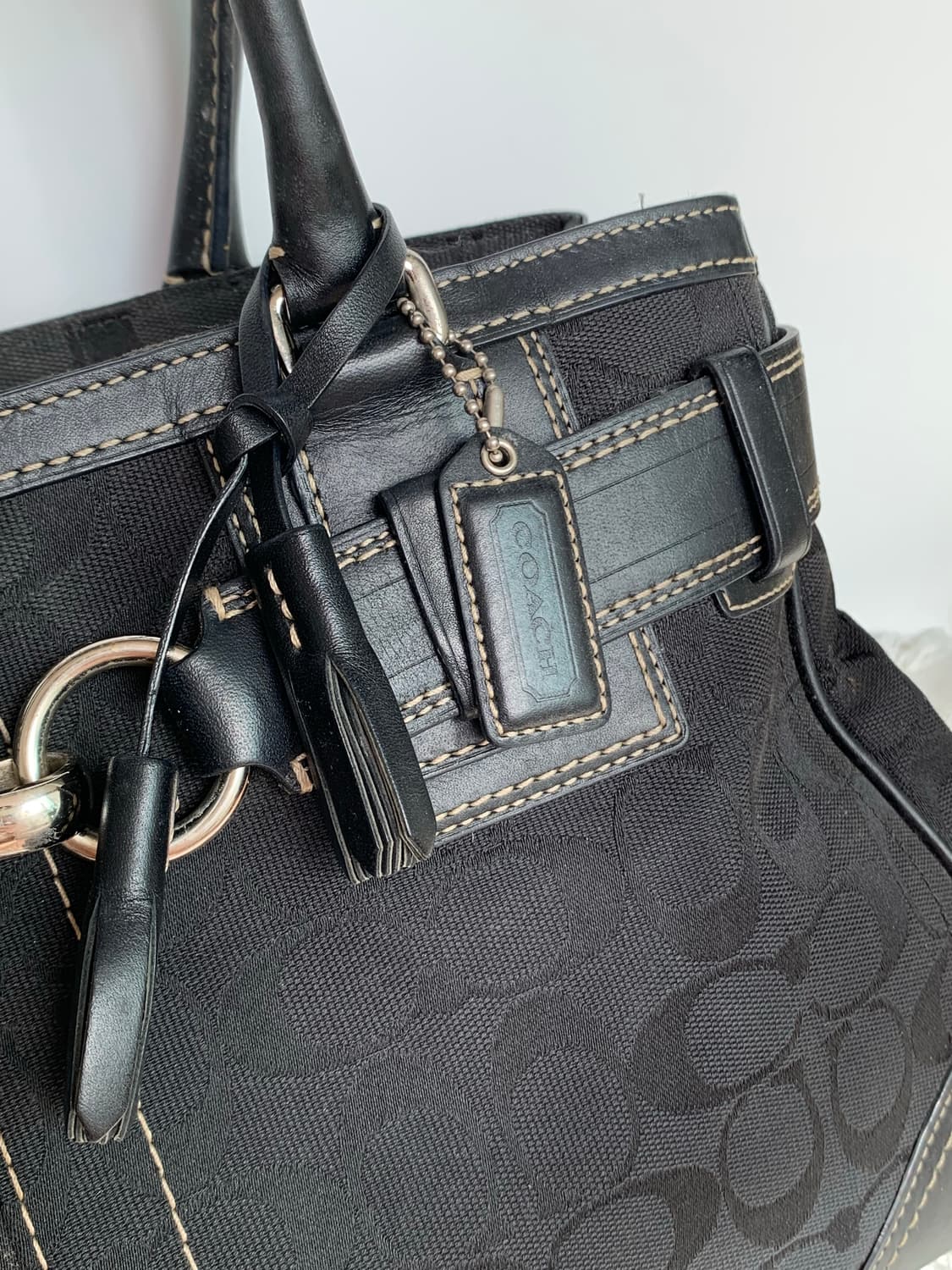 🖤 Coach 올블랙 숄더백 상품이미지4