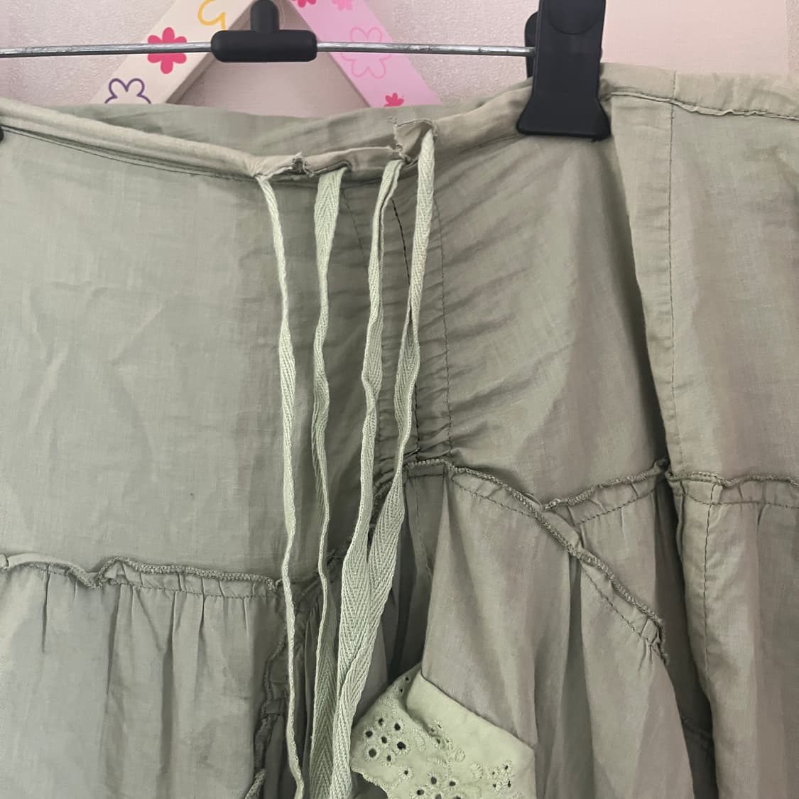 빈티지 페어리 대장세트 머플러그린캉캉언발롱스커트이너아오이유우하구미코디세트 상품이미지3