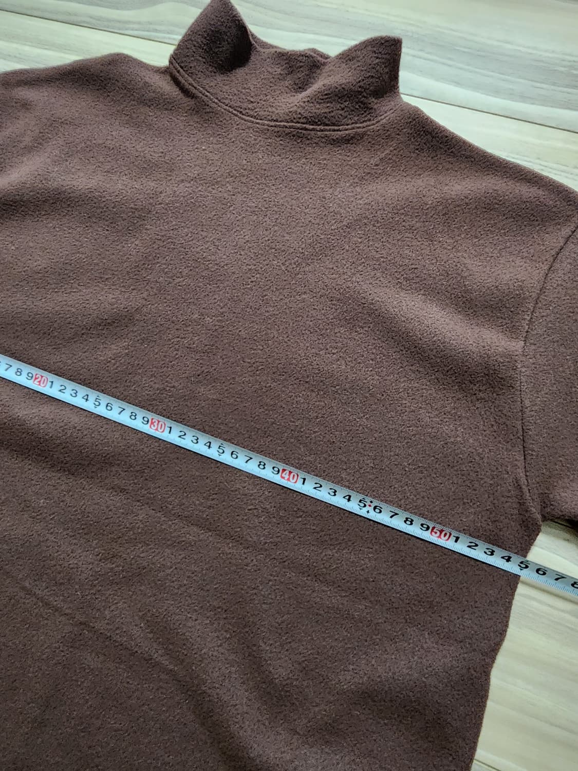 후리스폴라티셔즈브라운xl 상품이미지5