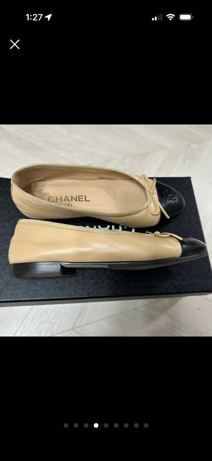 샤넬 발레리나 검베 플랫슈즈 34.5(225) 상품이미지4