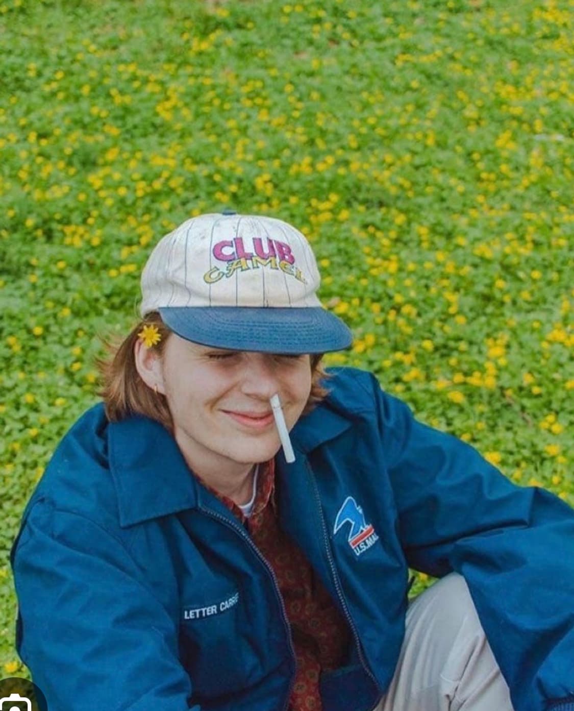 90s 빈티지 클럽 카멜볼캡 상품이미지1