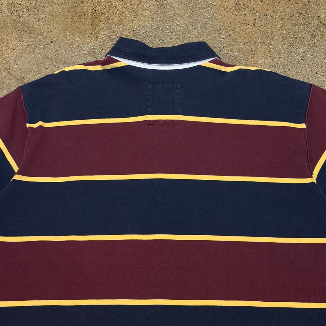 00s 미국 빈티지 엘엘빈 스트라이프 헤비코튼 럭비티 상품이미지7