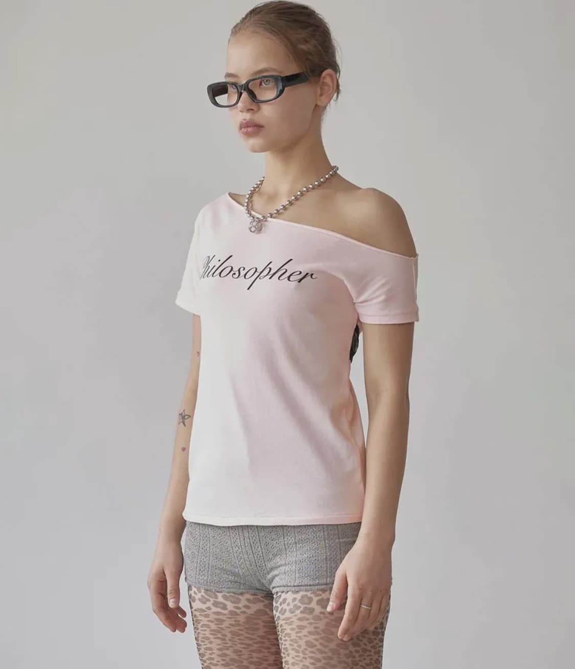 Hook Me Up Layered Tee Pale Pink 상품이미지1