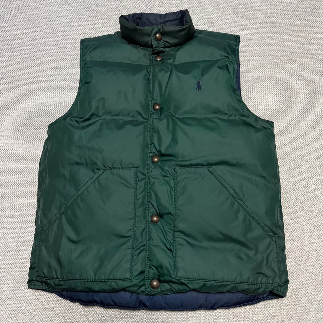 폴로 랄프로렌 리버시블 다운 패딩 조끼 상품이미지2