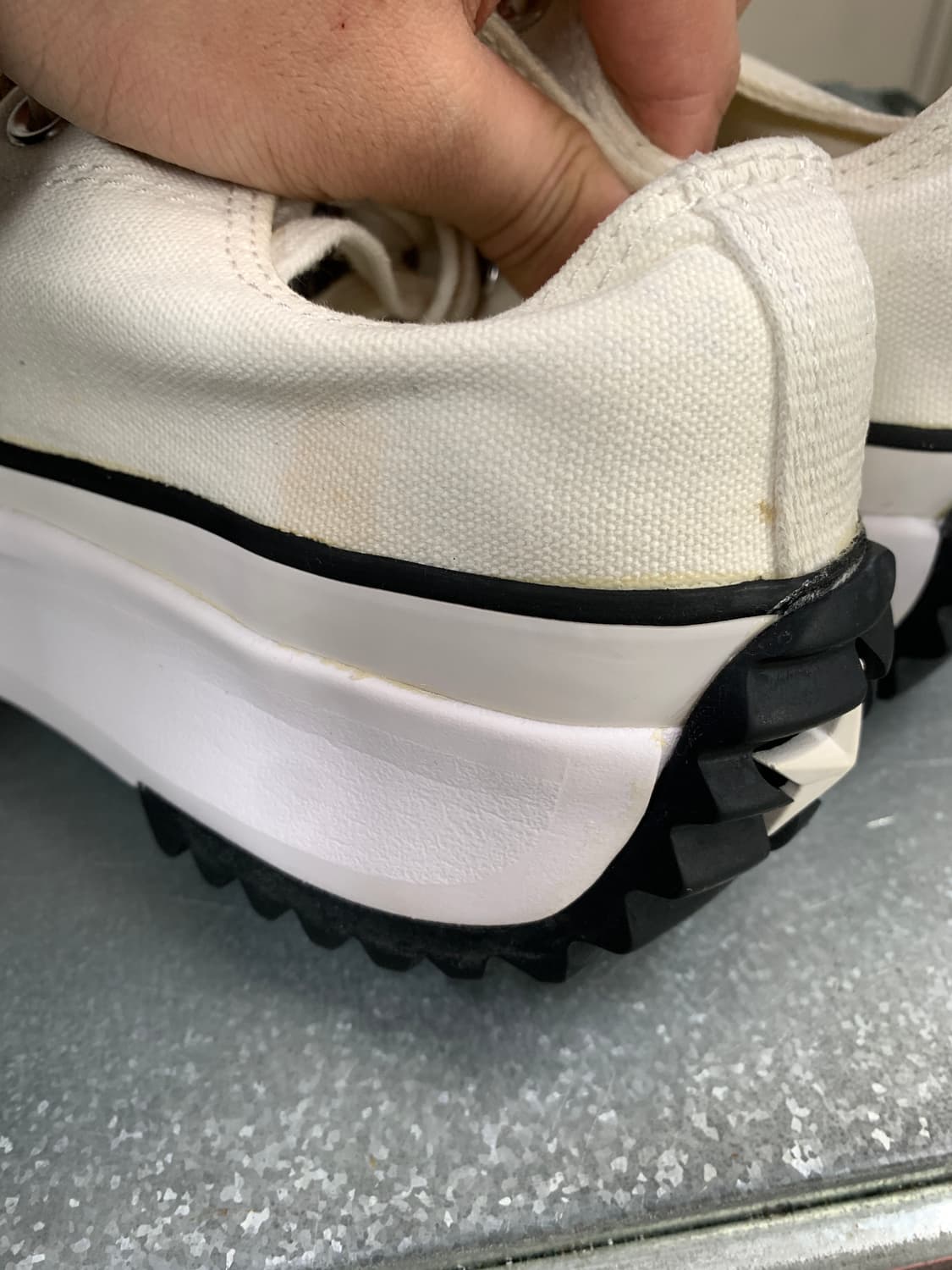 컨버스 런스타 하이크 로우 화이트 240 상품이미지6