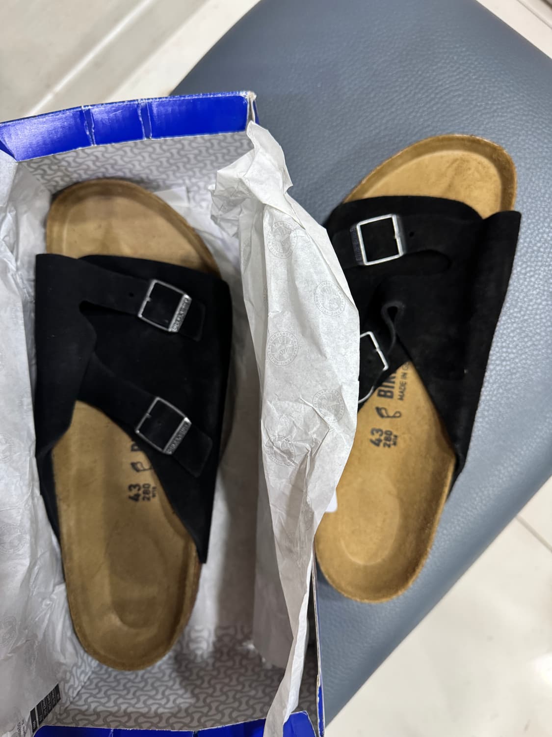 버켄스탁 취리히 블랙 280 새상품 상품이미지4