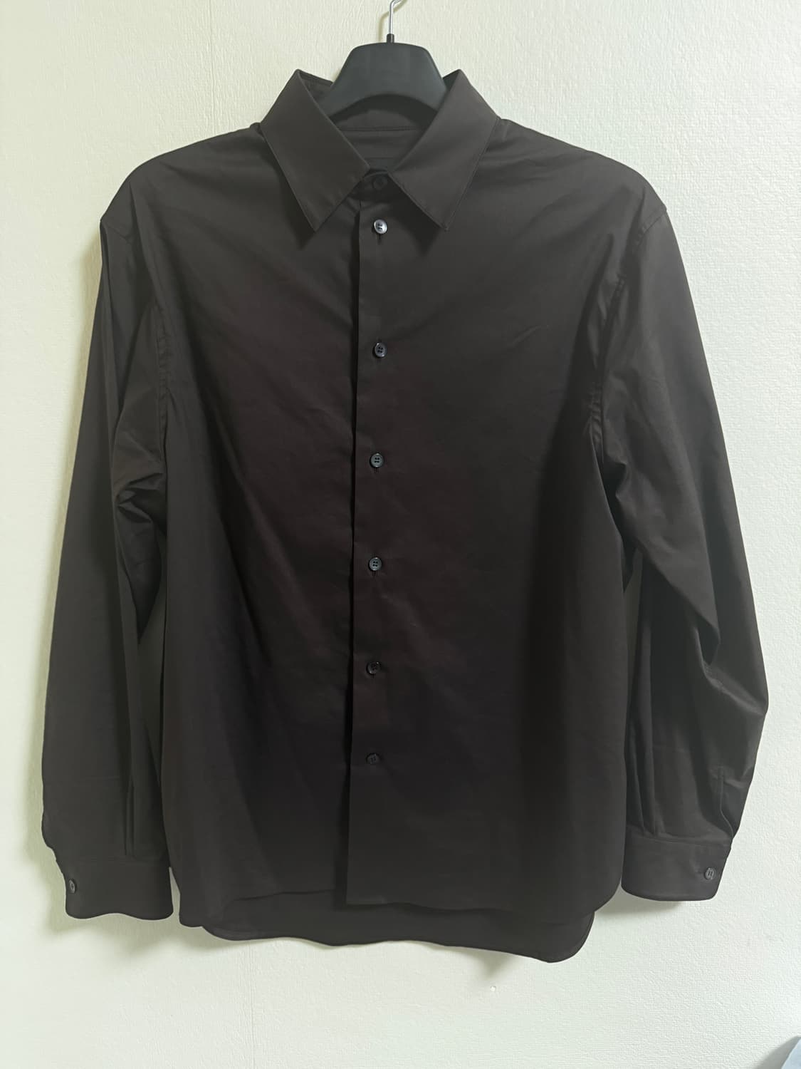 머듈 오버사이즈 셔츠 버건디 1 Size 상품이미지2