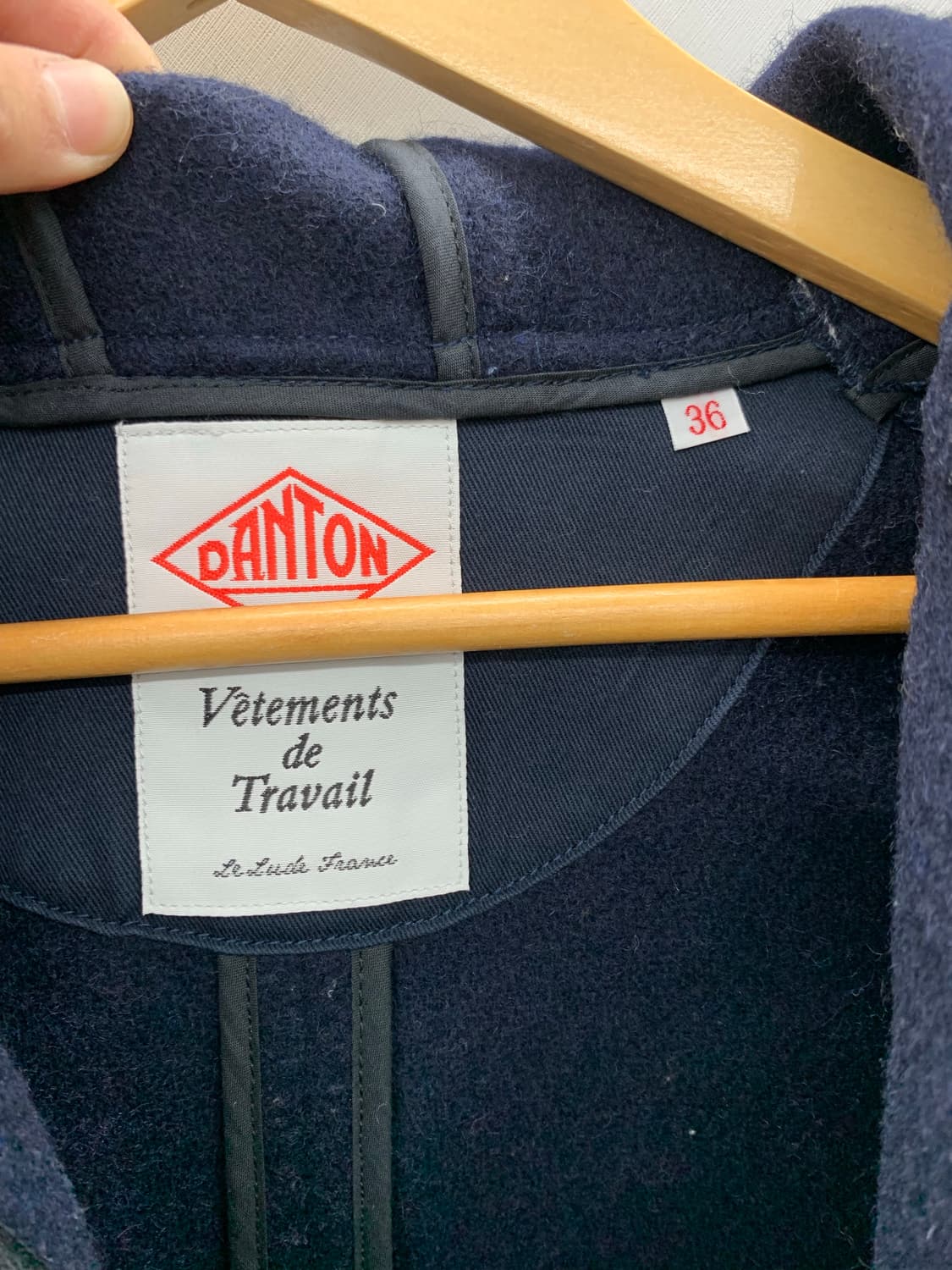 단톤 후드 울코트 상품이미지7