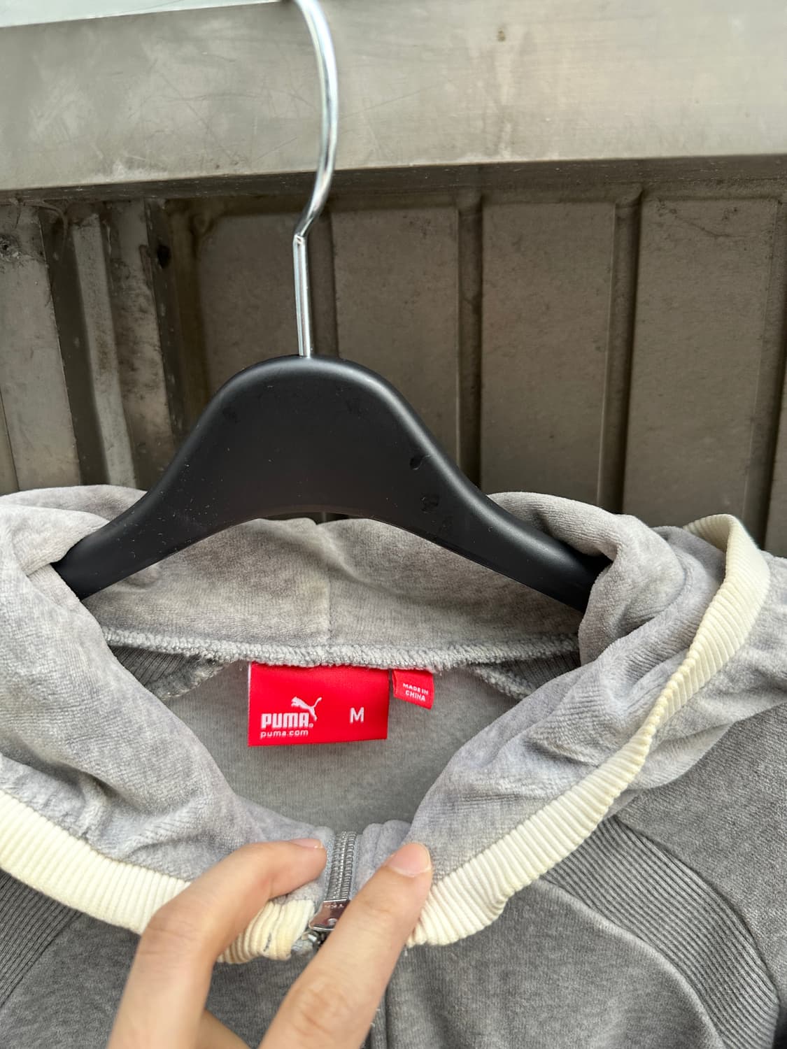 PUMA velvet 2 way hood zip  상품이미지6